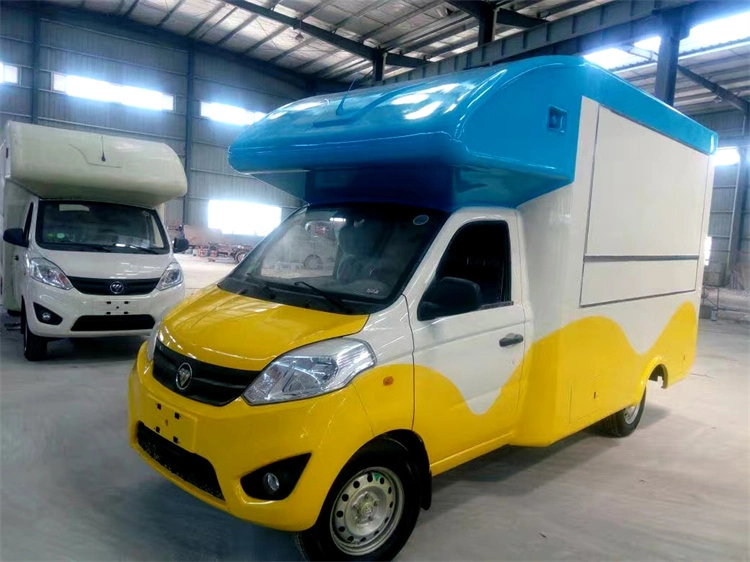 Hot Sale Foton Street Mobile Shop Vending Car