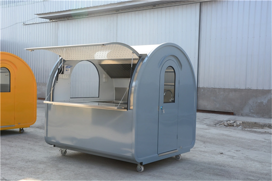 Mobile Food Dining Car Small Buffet Bakery Shop Street Food Cart Trailer with American Standard