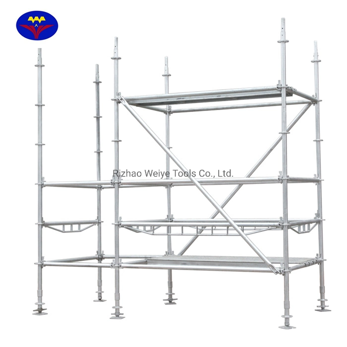 En12811 Certified Allround Multidirectional Modular System Quick Ringlock Scaffolding Transom/Horizontal Ledger