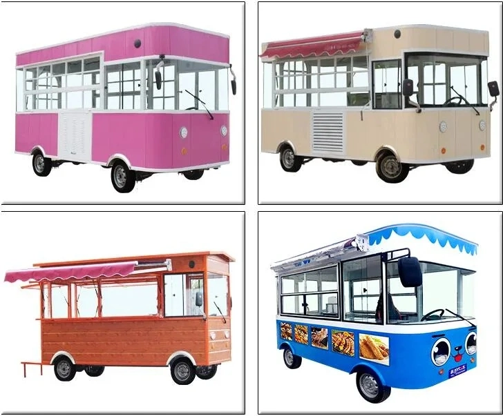 Food Vending Street Food Cart Coffee Shop Mobile Food Truck Food Car-Blues Food Car