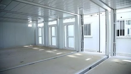 Casa container prefabbricata a basso costo e facile da costruire con 2 camere da letto e spazio abitativo