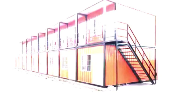 Casa modulare mobile prefabbricata professionale a 2 piani dal design moderno, casa container prefabbricata con decorazioni